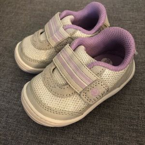 EUC Stride Rite Jessie Baby/Toddler Girls Sneakers